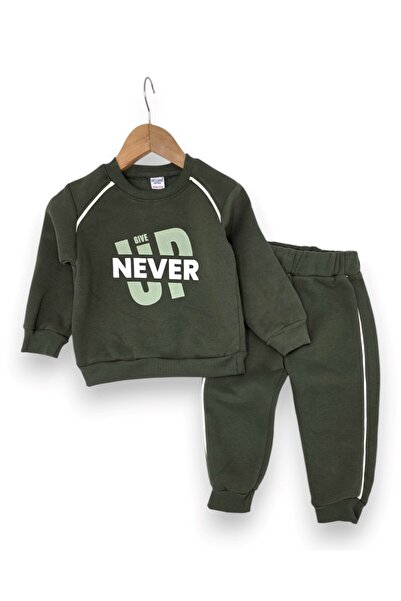voyyo kids baby Boy's Winter 3-Thread Ribbed Never Printed Top and Bottom Tra...
