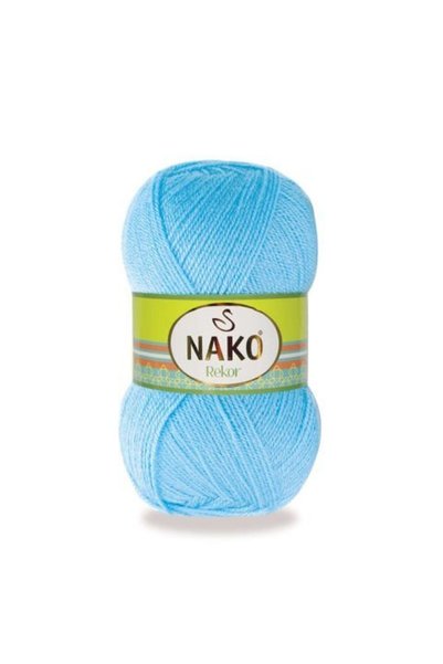 NAKO Rekor 214 5 τεμάχια Πλεκτό Χειροποίητο Νήματα Μπλε Ορίζοντας