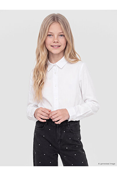 LC Waikiki Timeless Clothing & Timeless Choices Girls' Poplin Shirt