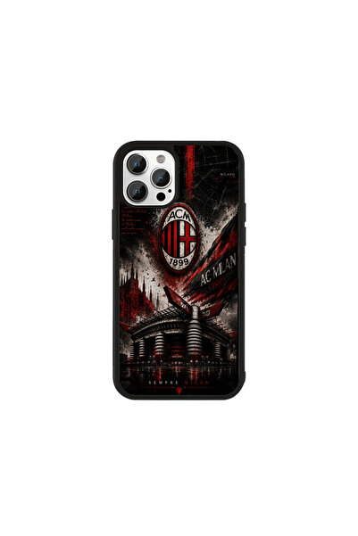 Generic Brand Husa Premium Samsung Galaxy A56 AC Milan - Model Milan Gothic