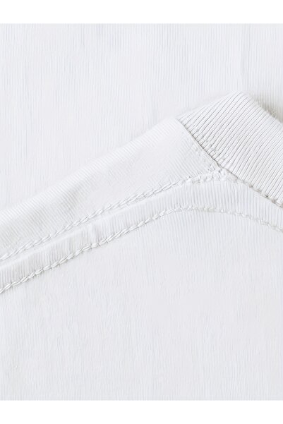 ship master Men's Oversize White T-Shirt - Letter m Mountain View Printed 100% Cotton