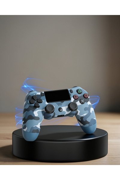 Azrlya Kablosuz PS4 Controller Çift Motorlu Dayanıklı Gamepad
