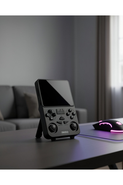 Azrlya Wi-Fi Özellikli Taşınabilir Retro Oyun Konsolu Analog Joystickli
