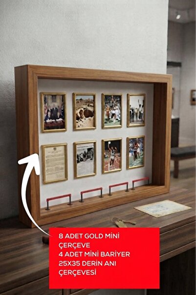 fy design Museum Of Us Çerçeve Seti 25x35 Çerçeve + 8 Adet Mini Çerçeve + 4 A...