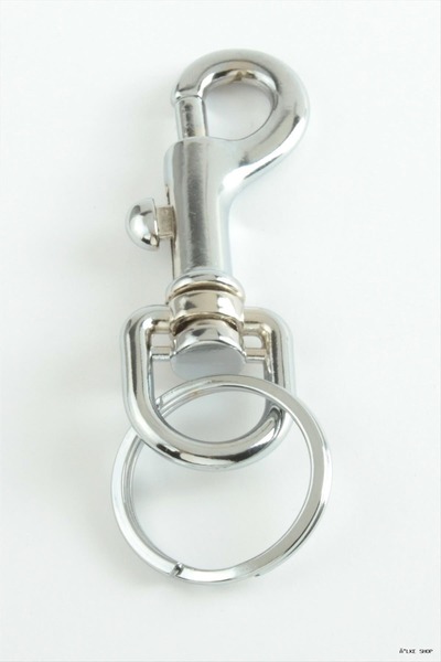 ZERO LAND Ilkestor g Calı Metal Keychain Large (10736) Silver Color