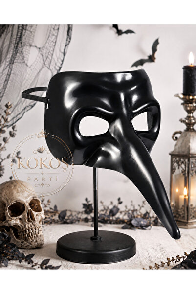 Kokoş Parti Halloween Kara Veba Doktoru Maskesi ● Cadılar Bayramı Gagalı Ürkü...