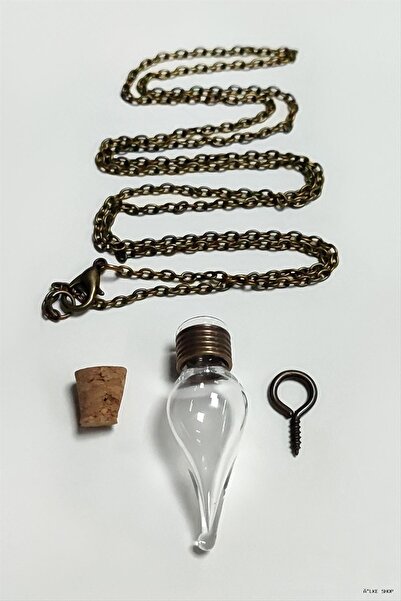 ZERO LAND Ilkestor Empty Jar Live (11102) Necklace Transparent