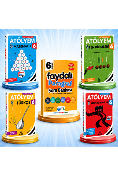 Arı Yayıncılık 6. SINIF ATÖLYEM SET ( TÜRKÇE, MATEMATİK, FEN BİLİMLERİ, SOSYA...