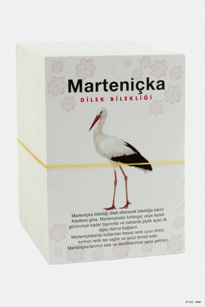 ZERO LAND Ilkestor 2-Li Marteniçka Bracelet (10752) Card White