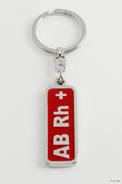 ZERO LAND Ilkestor Ab Rh Positive Group Metal (22023) Keychain Red
