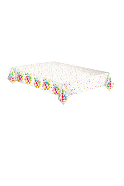 Javoli Colorful Birthday Balloons Tablecloth 120x180 cm