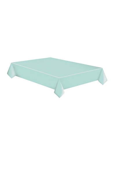 Javoli Colorful White Dots Mint Paper Tablecloth 120x180 cm