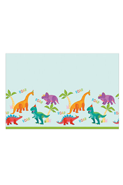 Dinozaur Party față de masă din plastic 120x180 cm