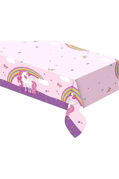 UNICORN Rainbow Colors față de masă din plastic 120x180 cm