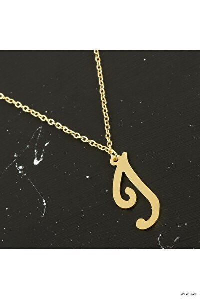ZERO LAND Ilkestor Solid Brass Letter Pendant (32748) Necklace J