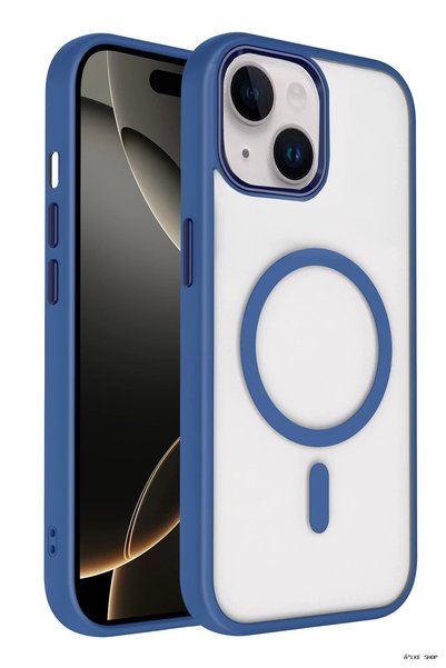 Joko Ilkestor iPhone 14 Magsafe Cover (34407) - Navy Blue