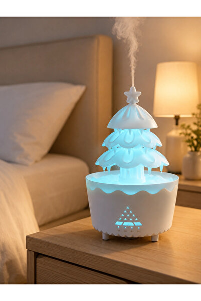 ARMÜZ Decorative Lucky Tree Ultrasonic Humidifier Aroma Diffuser with Rgb Night Light