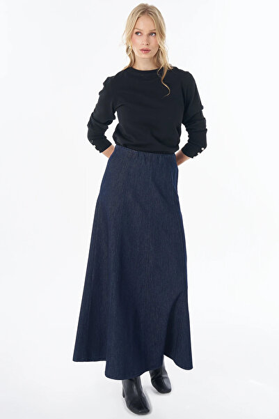 KYR Washable Bell Skirt Blue