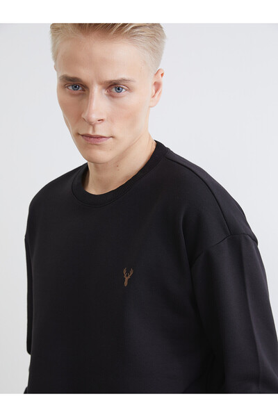 LC Waikiki Peak New Season Crew Neck Men's Thick Sweatshirt