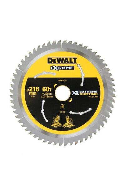 Dewalt EXTREME RUNTIME Δίσκος Δισκοπρίονου, 216x30x2.15mm, 60T