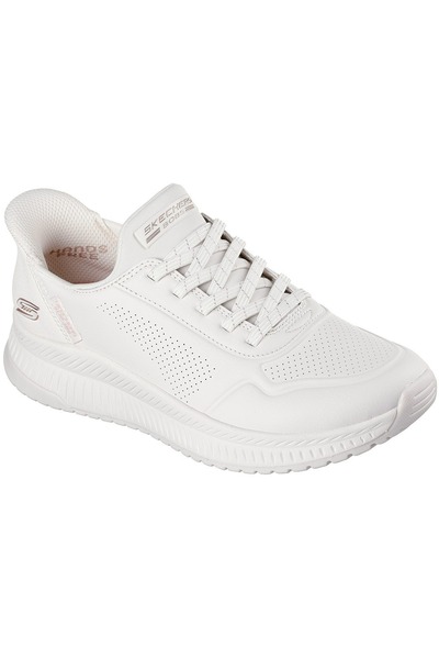 SKECHERS Σνίκερς Bobs Squad 4 - Κλειδικό Στυλ, Λευκό, Γυναικεία
