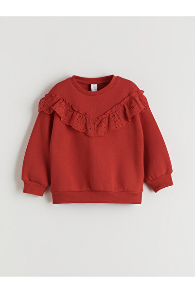 LC Waikiki Two Mt Shop Quality Lcw Kids Red 3 Thread Rastered Plain Loose & B...