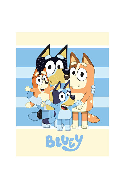 bluey Κουβέρτα Φλις Ευτυχίας 100x140εκ.