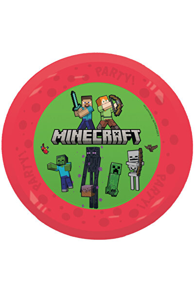 MINECRAFT Party set de 4 farfurii din plastic micro premium 21 cm