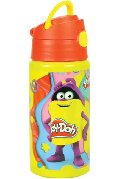 Javoli Play-Doh Happy αλουμινένιο μπουκάλι με γάντζο 500 ml