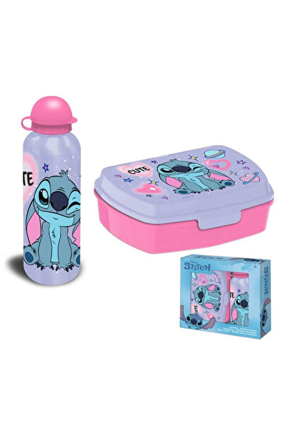 Javoli Disney Lilo and Stitch This World sandwich box set + aluminum bottle