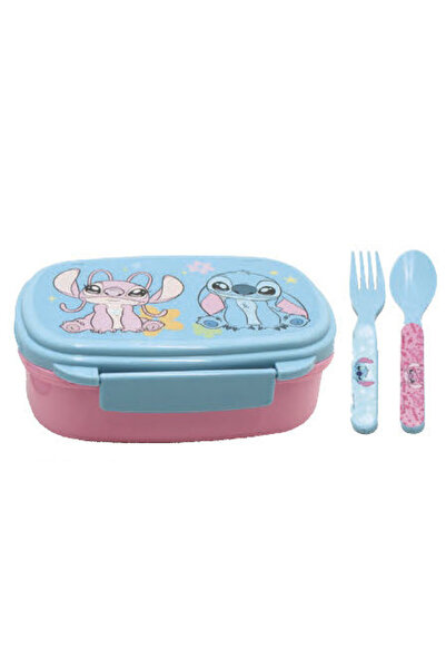 Javoli Disney Lilo and Stitch Alien 626 sandwich box + cutlery set