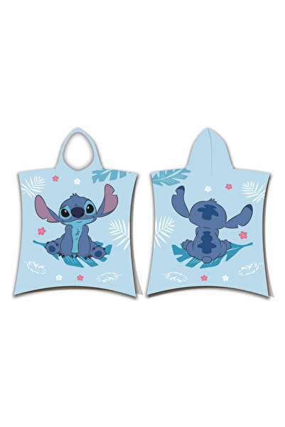 Javoli Disney Lilo și Stitch Blue poncho prosop de plajă 50x115 cm