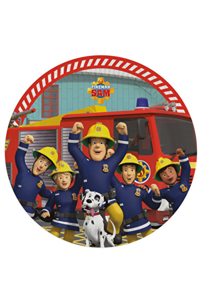 Pompierul Sam Teamwork paper plate 8 pieces 23 cm