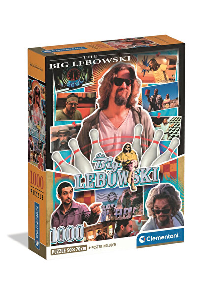 Javoli Marele Lebowski The Dude Puzzle compact Clementoni cu 1000 piese
