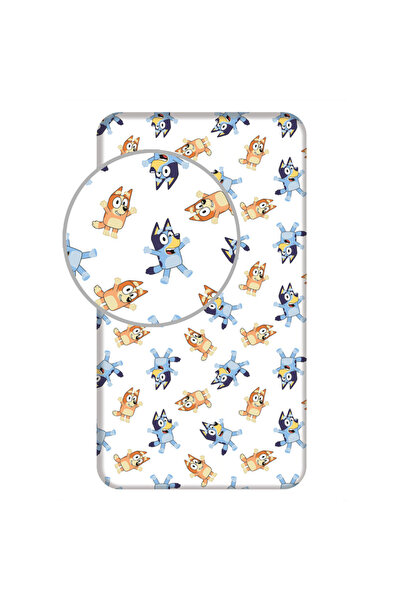 bluey Bingo cearceaf cu elastic 90x200 cm