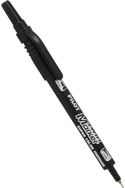 Pilot Twin Marker SCA-TM Marker Twin perm.2Spitzen EF+F sw SCA-TM 0,3MM+0,5MM