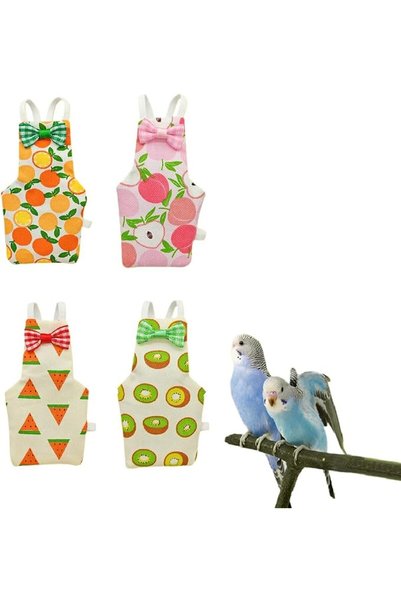 LinJie Bird Diapers,Pet Bird Clothes,Washable Reusable Parakeet Harness,Easy ...
