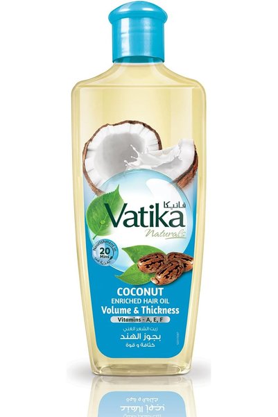 Vatika Ayurveda زيت الشعر المغذي بجوز الهند من فاتيكا ناتشورالز - 300 مل |   ...