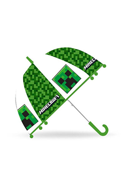 MINECRAFT copii umbrelă transparentă semi-automată Ø70 cm
