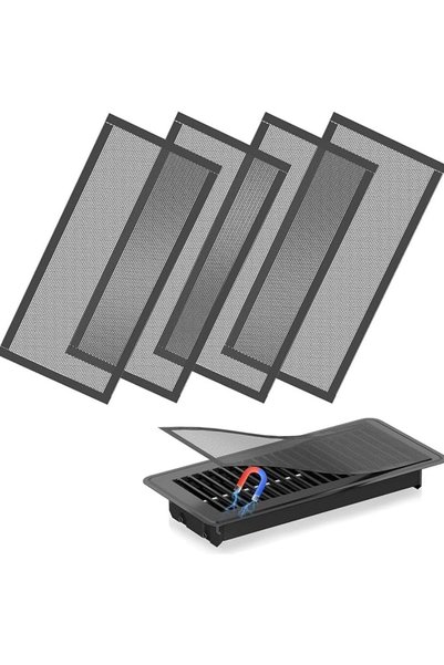 KASTWAVE 4 قطع من أغطية فتحات التهوية المغناطيسية، 4 × 10 بوصة، فلاتر هواء شب...