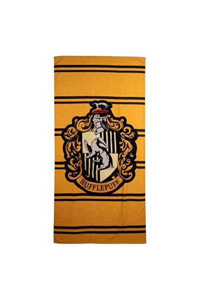 Harry Potter Хафълпаф кърпа за баня, плажна кърпа 90x180см (бързосъхнеща)