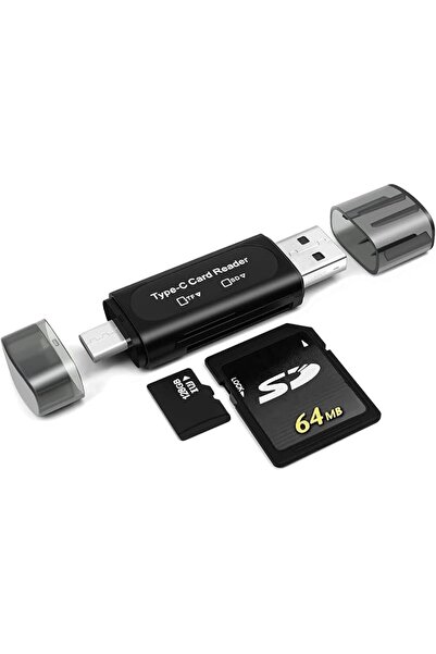 NALACAL SD Card Reader, 4-in-1 USB C SD Card Reader Dual Slot OTG Memory Card...