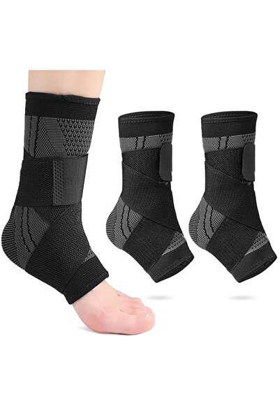 GoodTool ‎GoodTool 2 Piece Ankle Protector Adjustable Compression Ankle Suppo...