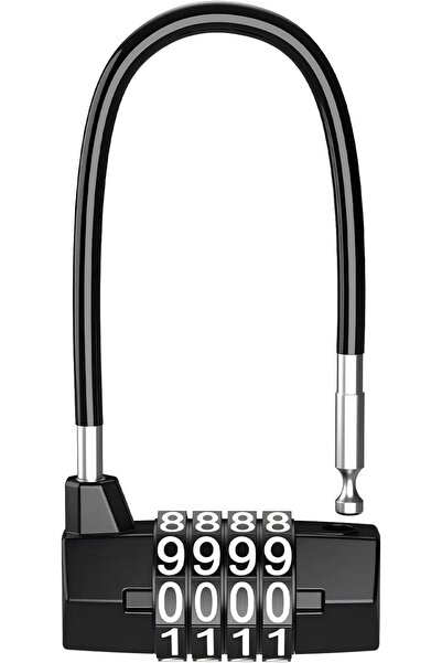 EXCEFORE Heavy Duty Combination Lock, 3.5 Inch Waterproof Long Shackle Gate L...