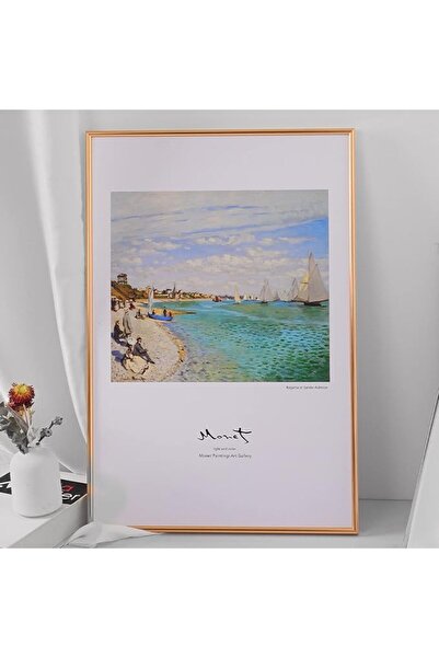 GENERAL إطار صور A3 مقاس 29.7×42 سم، إطارات صور معدنية رفيعة الحواف مع زجاج ب...