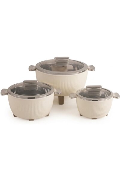 Generic Insulated Food Warmer Casserole Set, Stainless Steel Thermal Serving ...