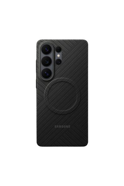 Samsung Galaxy S26 Ultra Karbon Magnet Kılıf - Siyah