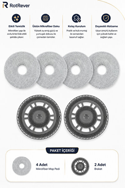 RotRever Dreame L20 Ultra Robot Vacuum Cleaner Mop Mop Bracket Mop Holder Spa...