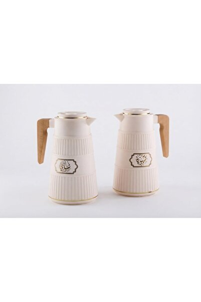 Generic Thermal Carafe Set for Tea and Coffee, Double-Wall Vacuum Insulated F...