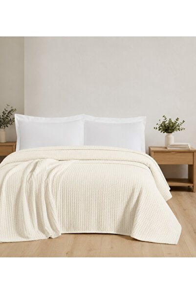 Pamuva Double Bedspread |   Double Pike |   100% Cotton |   200X240 Pool Patt...